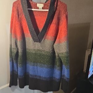 Maurices Rust Textured Knit Sweater